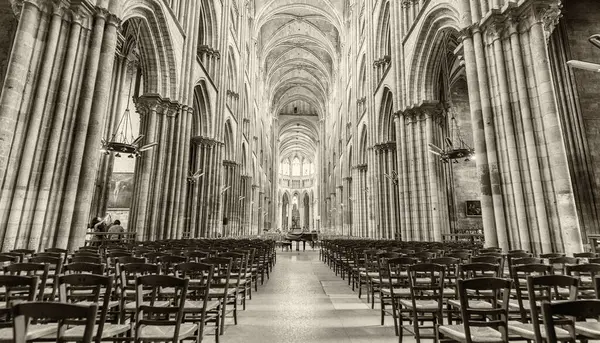 Rouen Francia Junio 2014 Interior Catedral Rouen — Foto de Stock