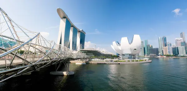 Singapur Marina Körfezi Manzarası — Stok fotoğraf