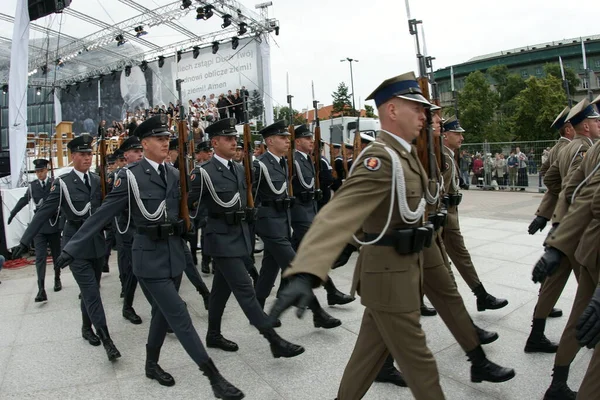 Polnische Armee Soldaten Uniform — Stockfoto
