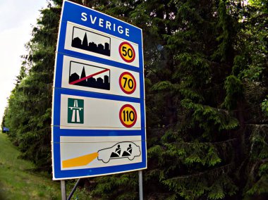 Norveç ile İsveç arasındaki sınır işareti