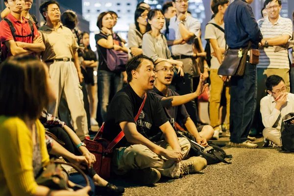 Umbrella Revolution Hong Kong 2014 — Stock Photo, Image