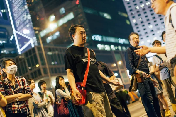 Revolução Guarda Chuva Hong Kong 2014 — Fotografia de Stock
