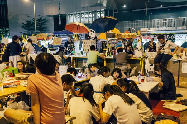 Deštník Revoluce Hong Kong 2014 — Stock fotografie