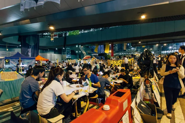 Regenschirm Revolution Hongkong 2014 — Stockfoto