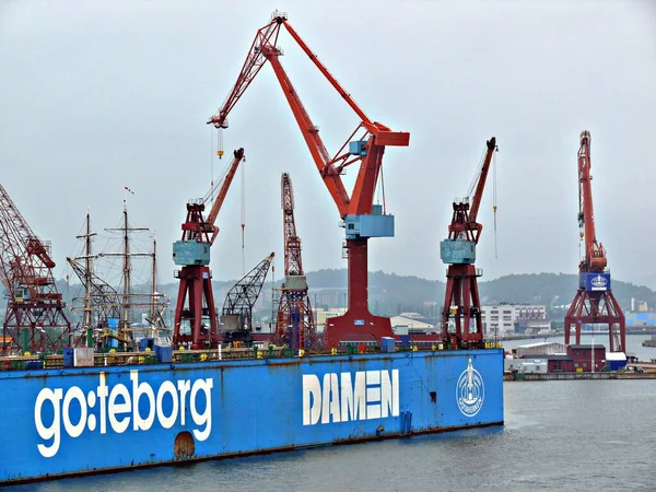 Göteborg Limanı Sveç Arka Plan Görüntüsü — Stok fotoğraf