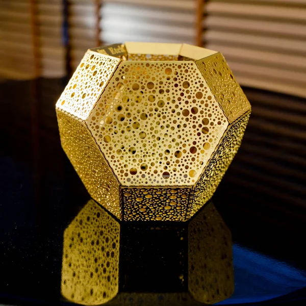 Antik Altın Süsleme Bir Şey Kutusunda Koyabilirsiniz — Stok fotoğraf