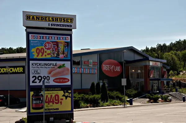 Border Trade Svinesund Sweden — Stock Photo, Image