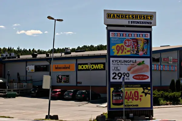 Border Trade Svinesund Sweden — Stock Photo, Image