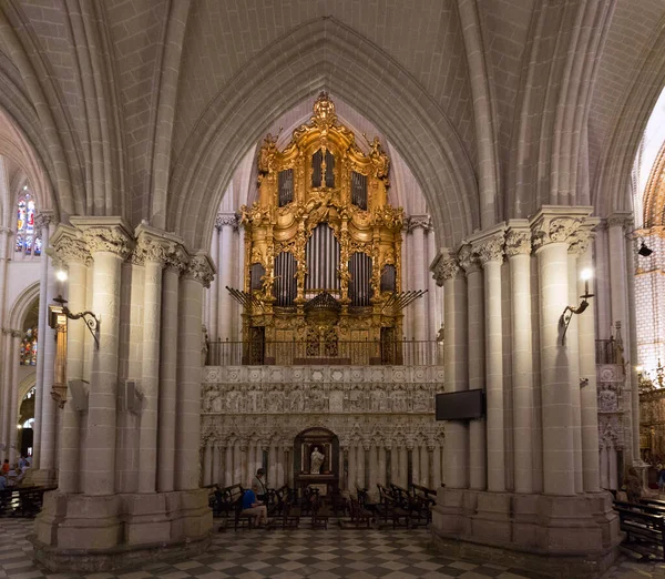 Toledo Spain Травня 2014 Року Орган Толедоського Собору — стокове фото