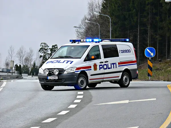 Police Norway Day Time — Stock Photo, Image