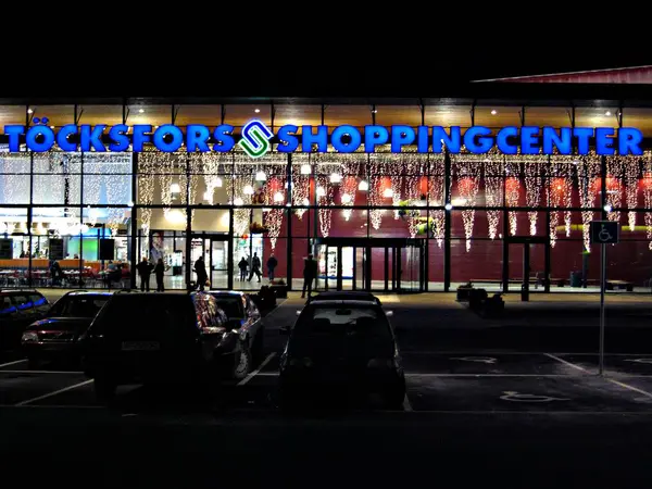 Tocksfors Shopping Center Sweden — Stock Photo, Image