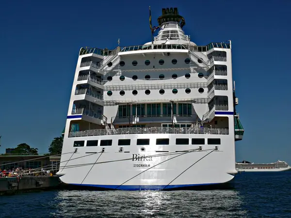 Swedish Cruise Ship Birka Dock Copenhagen Denmark — Stock Photo, Image