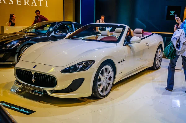 Moscow Ryssland Aug 2012 Maserati Grancabrio Sport Presenteras Som Världspremiär — Stockfoto