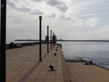 İspanya 'da uzun deniz iskelesi