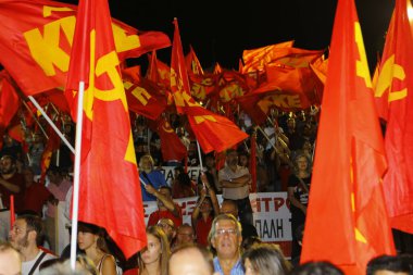 GREECE - POLİTİKLERİ - ATHENS KOMUNİST ELEKSYON 2015