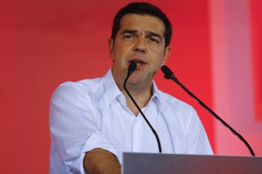 ATHENS - GREEK GENEL ELEKSİM - SyRIZA Rally - SyNTAGMA Kare
