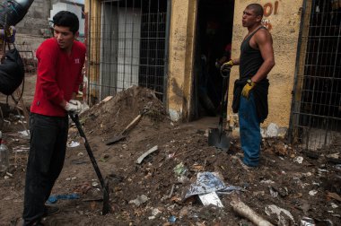ŞİLİ - COQUIMBO - TSUNAMI ARTHQUAKE 'İN SONRA 