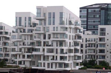 Oslo Norveç 'te yeni apartman bloğu