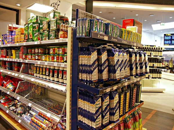 Interior Supermercado Supermercado —  Fotos de Stock