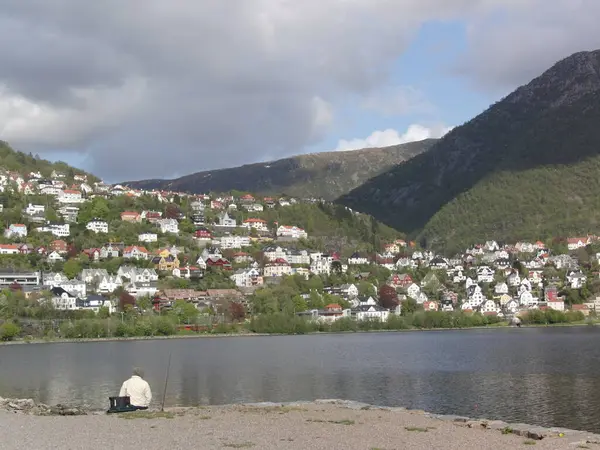 Beautiful View Bergen City Norway — Stock Photo, Image