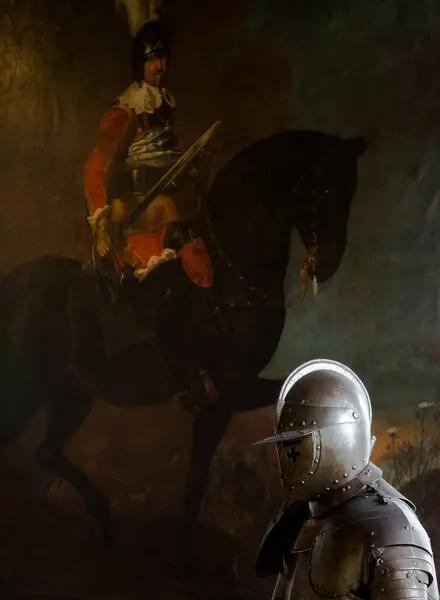 royal knight on a horse