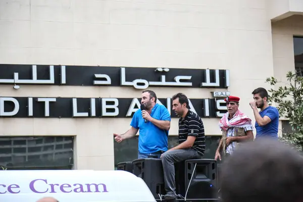 Liban Crise Des Garbures Youstink Protest — Photo