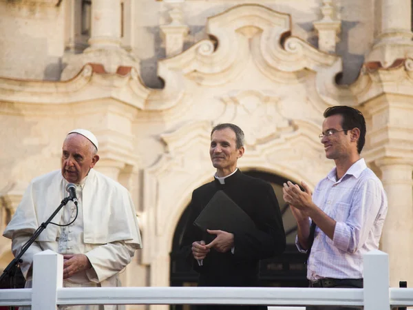 Cuba Havana Papež František Září 2015 Setkal Mladými Kubánci Felix — Stock fotografie