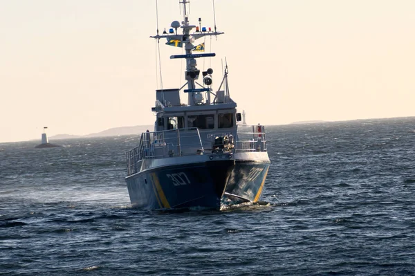 Zweedse Kustwacht Boot Zee — Stockfoto