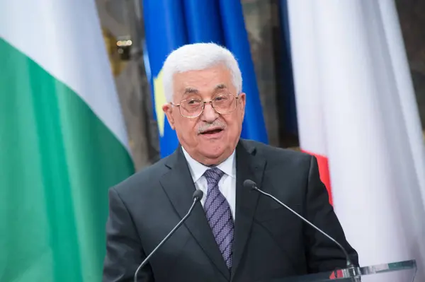 France Paris Palestinian Authority President Mahmoud Abbas Delivers Speech Ceremony — Stock Photo, Image