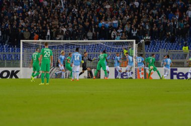 EUFA Avrupa Ligi Futbol Maçı - Lazio, Saint Etienne 'e Karşı 
