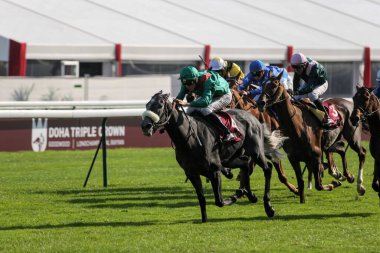FRANCE, Paris: 93. Prix de l 'Arc de Triomphe 3 Ekim 2015 tarihinde Paris' te Longchamp yarış pistinde gerçekleştirildi..