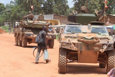 BANGUI. Operasyon Sangaris 'i. Huzursuzluk
