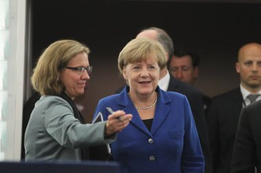 FRANCE, Strasbourg: Avrupa Parlamentosu 7 Ekim 2015 'te Strazburg, doğu Fransa.                         