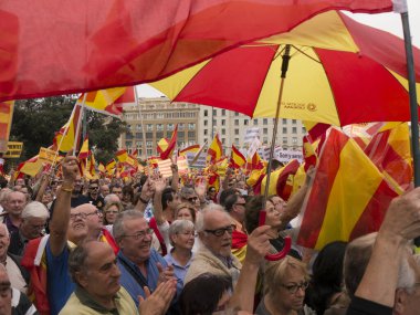 İspanya, Barselona 'da protesto gösterisi
