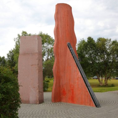 New Fancy monument in Parkend, Forest of Dean, Gloucestershire, UK