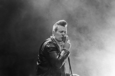 Festivalde Beyzbol bandosu performansı