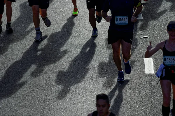 Lidé Běžící Maratonu Sydney 2025 — Stock fotografie