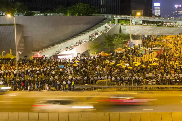 Hong Kong Admiralty Pro Democracy Activists Gathered Streets Admiralty Hong — Stock Photo, Image
