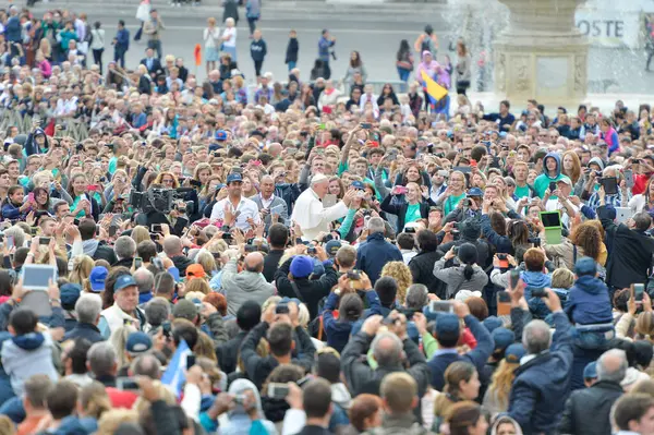 Vatican Pope Audience Dans Ville — Photo