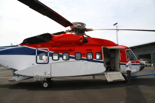 Visión Del Concepto Helicóptero Vuelo Transporte — Foto de Stock