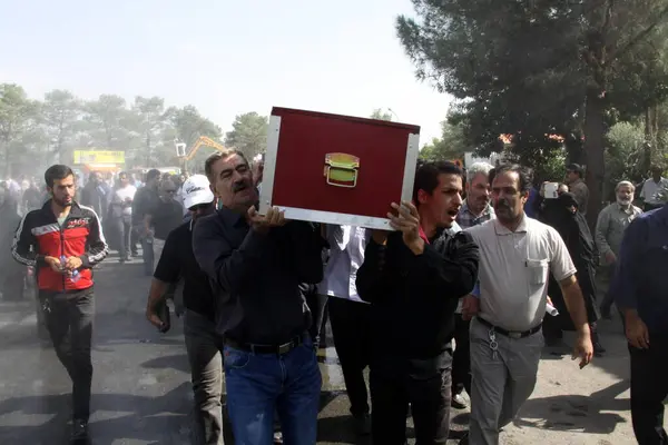 Iran Tehran Behesht Zahra Cemetery October 2015 Commemorate Mena Tragedy — Stock Photo, Image