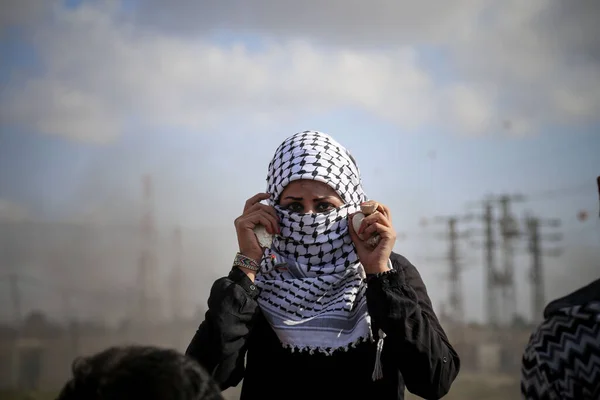 Palestina Inrest Gaza Strip — Foto Stock
