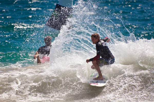 Mensen Surfen Golven Australië — Stockfoto