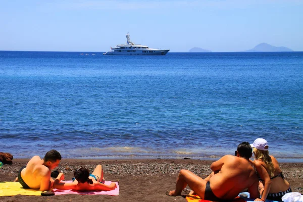 Santorini Hellas Griechenland Sommerferien — Stockfoto