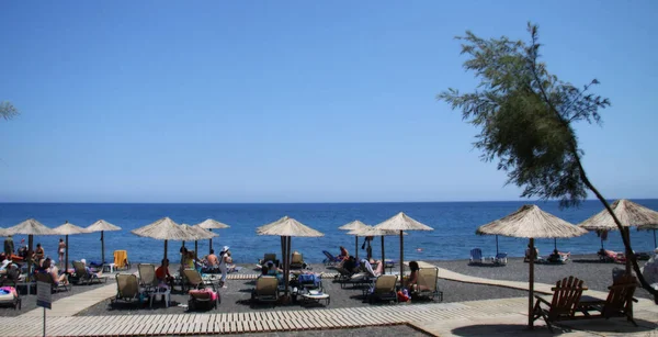 Santorini Hellas Griechenland Sommerferien — Stockfoto