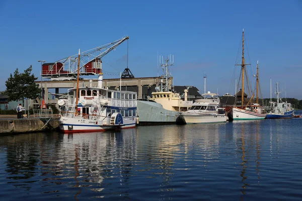 Boats Harbor Denmark — 图库照片