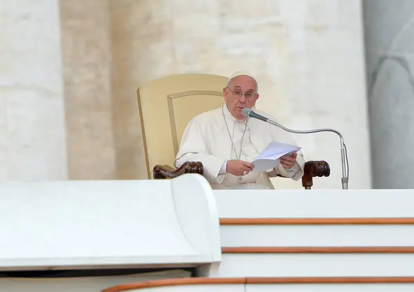 Italien Vatican Pope Francis Addresses Scandals — Stockfoto