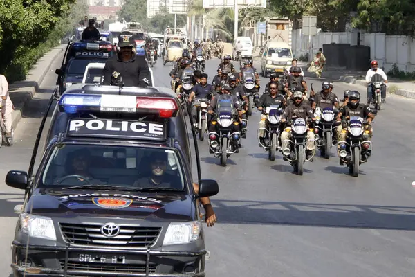 Pakistán Terrorismo Seguridad Alta Para Muharram Haram — Foto de Stock