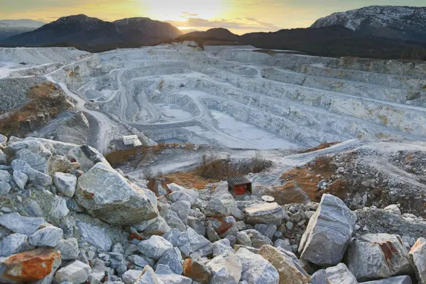 Marble Quarry Carrara — Stock Photo, Image