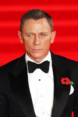 Daniel Craig Bond Spectre 'ın film galasında. Londra, Birleşik Krallık 